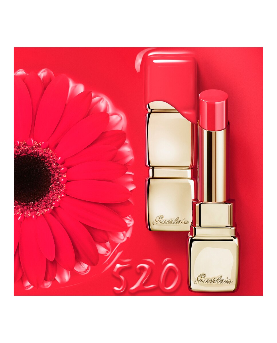 Barra de labios KissKiss Shine Bloom Guerlain - 520 Love Bloom 3,2 g 520 Love Bloom-3