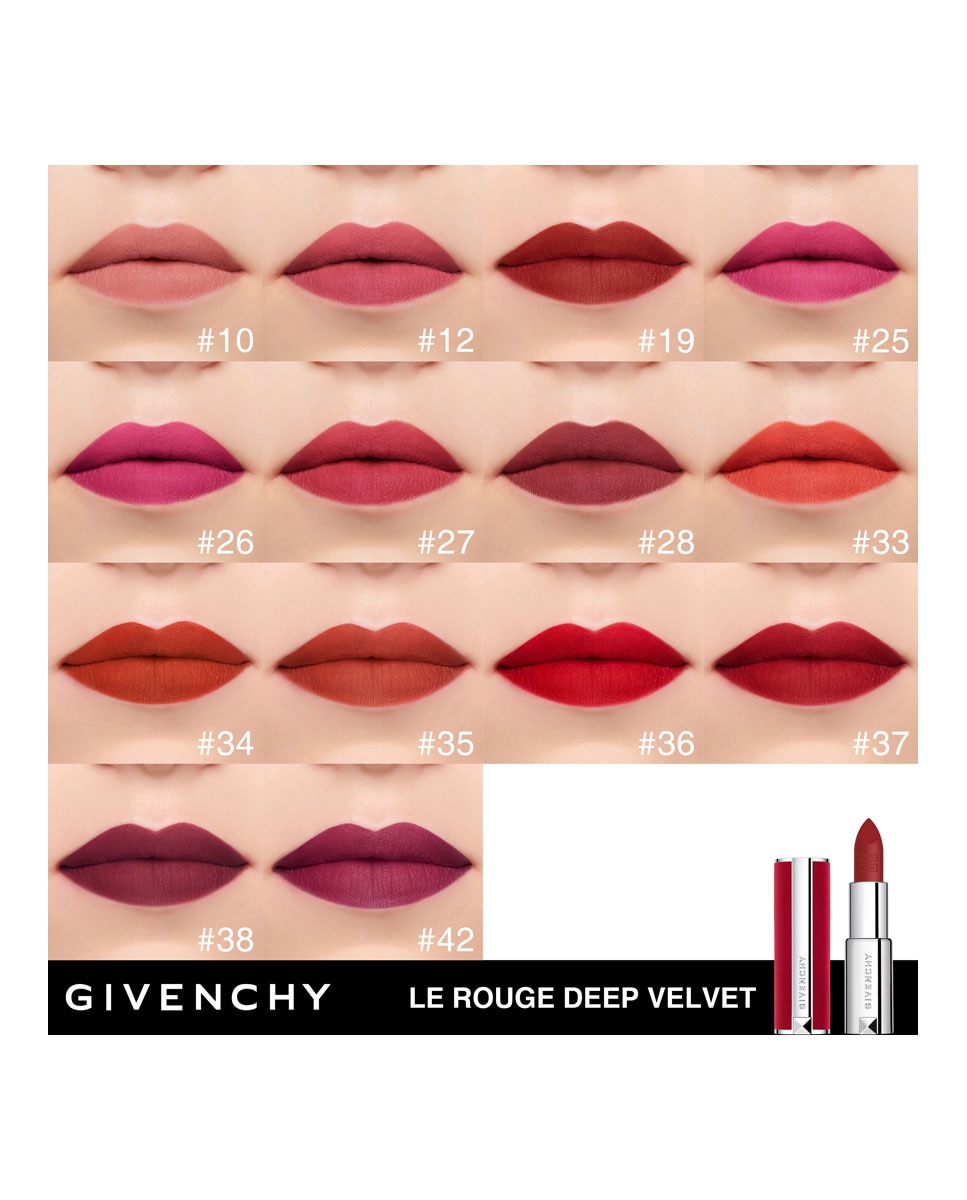Barra de labios Le Rouge Int Deep Velvet Givenchy - N12 19-8
