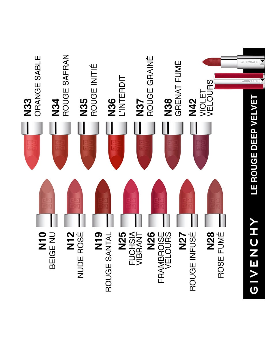 Barra de labios Le Rouge Int Deep Velvet Givenchy - 28 28-5