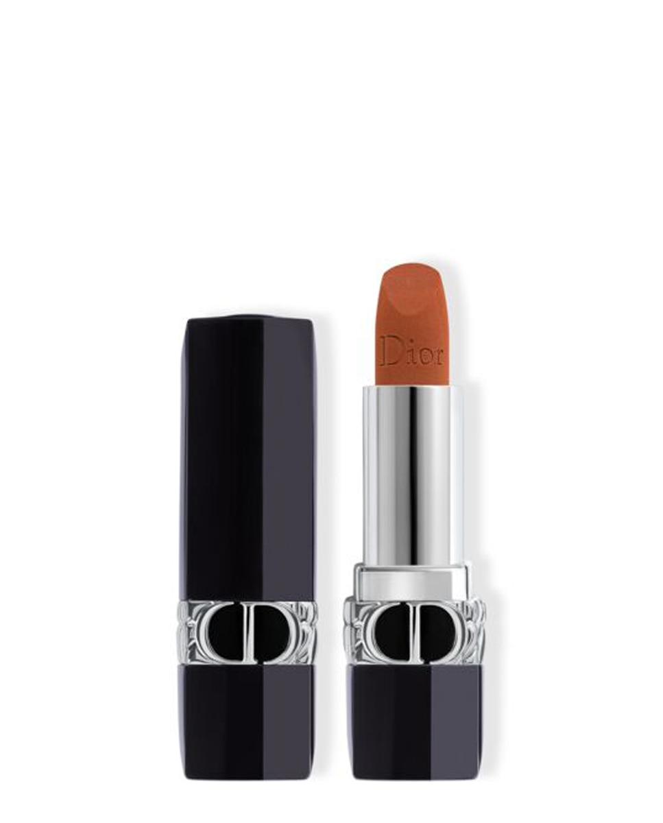 Barra de labios recargable color couture - 4 acabados: satinado, mate, metalizado y aterciopelado - tratamiento floral - confort y larga duración
