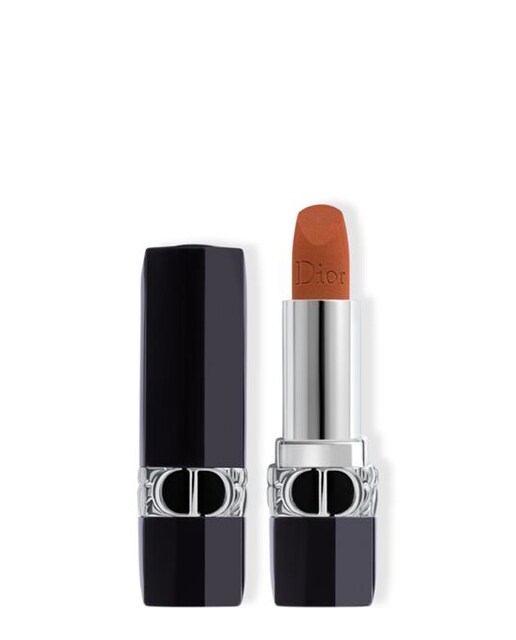 Barra de labios recargable color couture - 4 acabados: satinado, mate, metalizado y aterciopelado - tratamiento floral - confort y larga duración