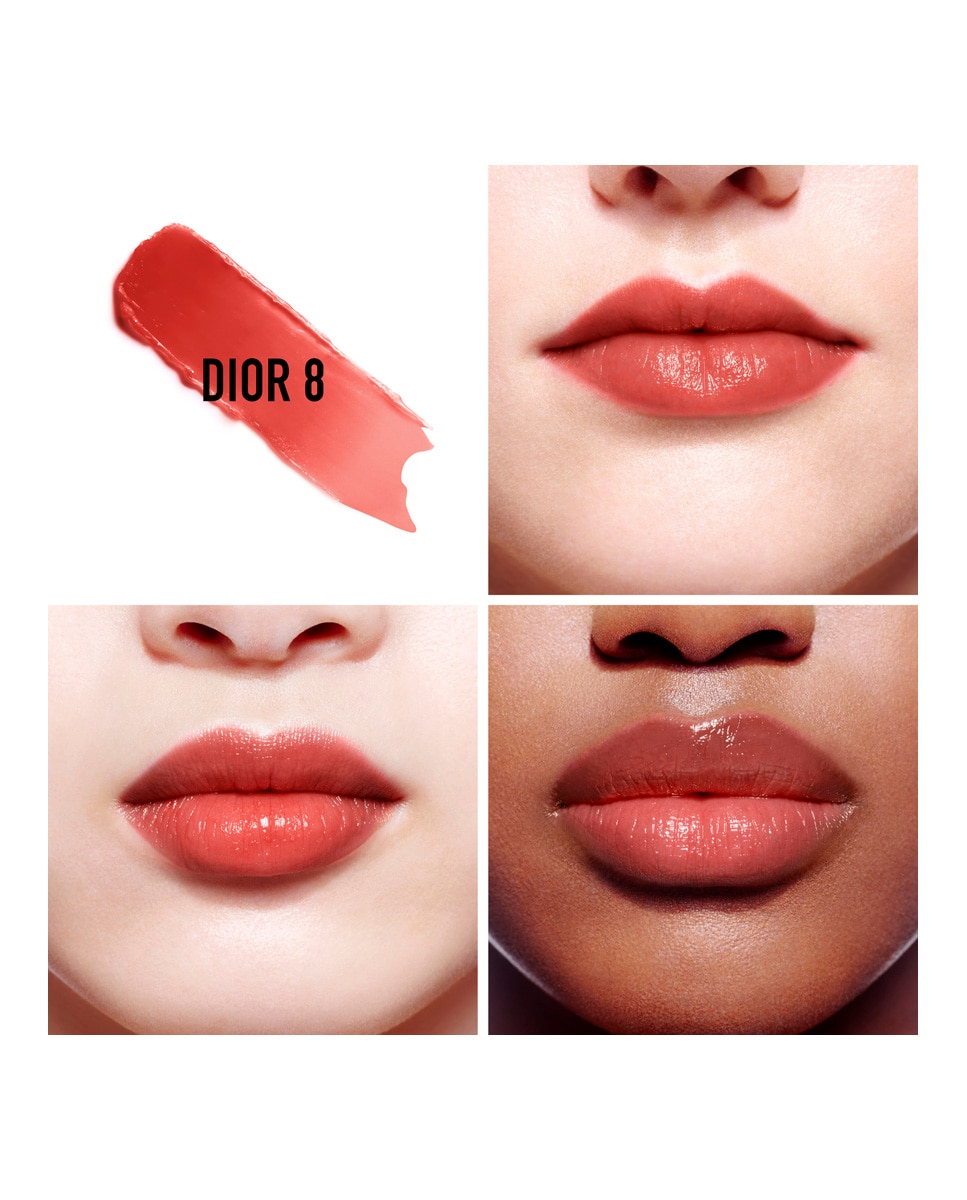 Dior Addict - barra de labios brillante - 90 % de ingredientes de origen natural - recargable - 008 Dior 8 008 Dior 8-3