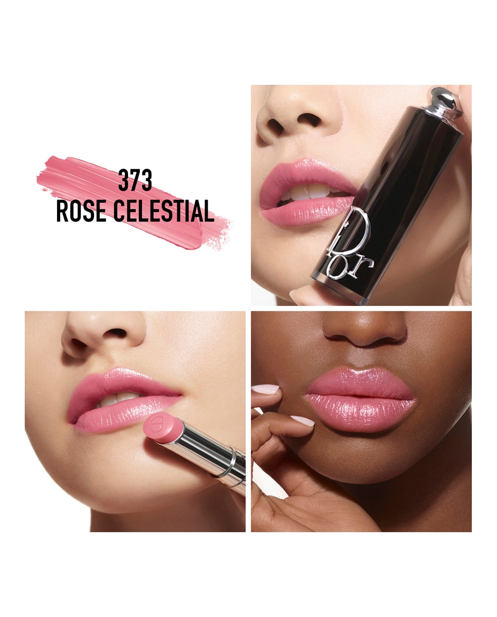 Dior Addict - barra de labios brillante - 90 % de ingredientes de origen natural - recargable - 373 Rose Celestial 373 Rose Celestial-3