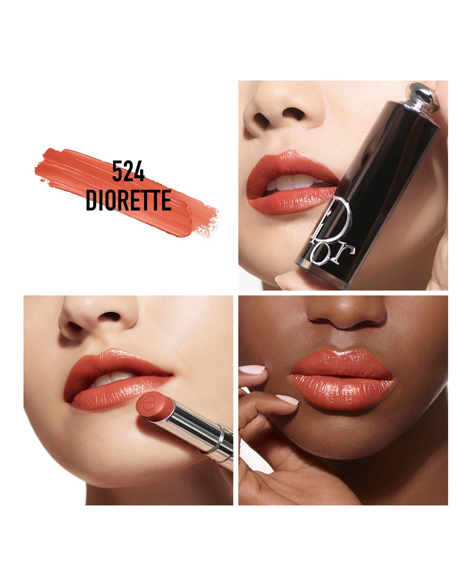 Dior Addict - barra de labios brillante - 90 % de ingredientes de origen natural - recargable - 524 Diorette 524 Diorette-3