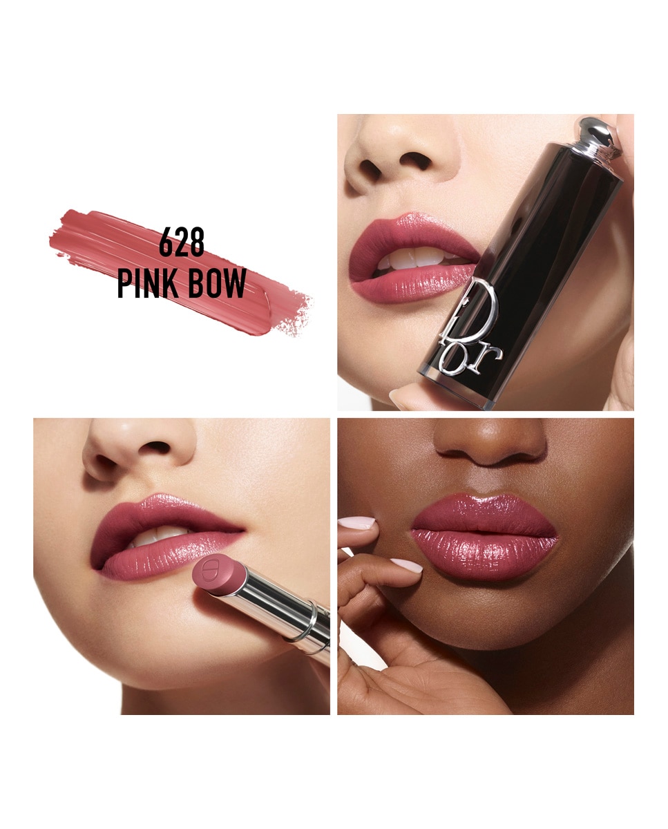 Dior Addict - barra de labios brillante - 90 % de ingredientes de origen natural - recargable - 628 Pink Bow 628 Pink Bow-3