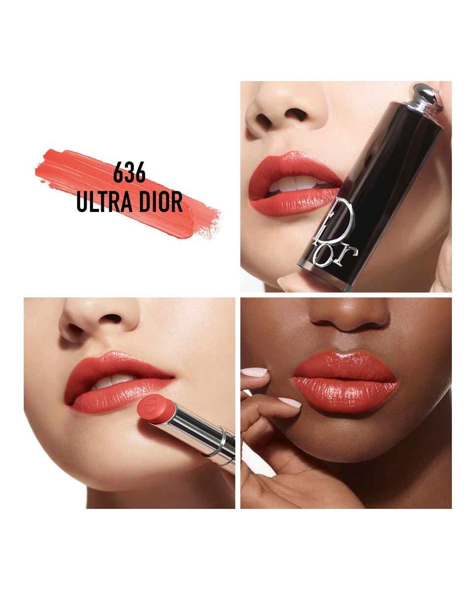 Dior Addict - barra de labios brillante - 90 % de ingredientes de origen natural - recargable - 636 Ultra Dior 636 Ultra Dior-3