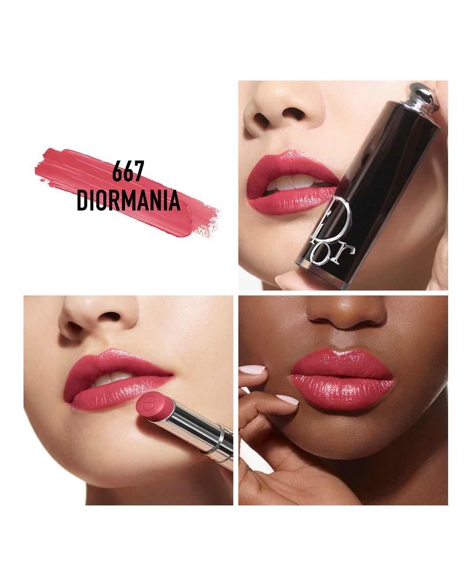 Dior Addict - barra de labios brillante - 90 % de ingredientes de origen natural - recargable - 667 Diormania 667 Diormania-3