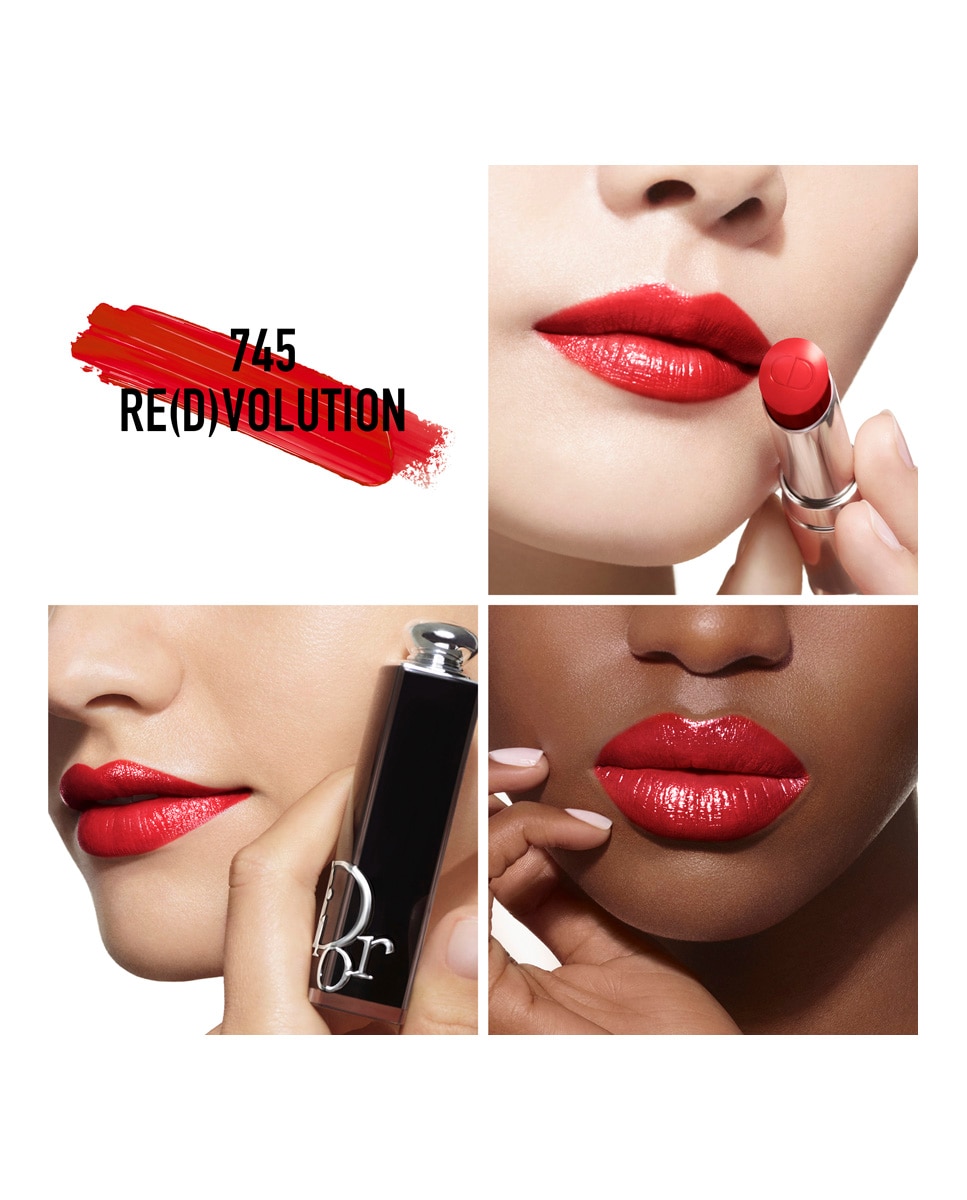 Dior Addict - barra de labios brillante - 90 % de ingredientes de origen natural - recargable - 745 Re(d)volution 745 Re(d)volution-3