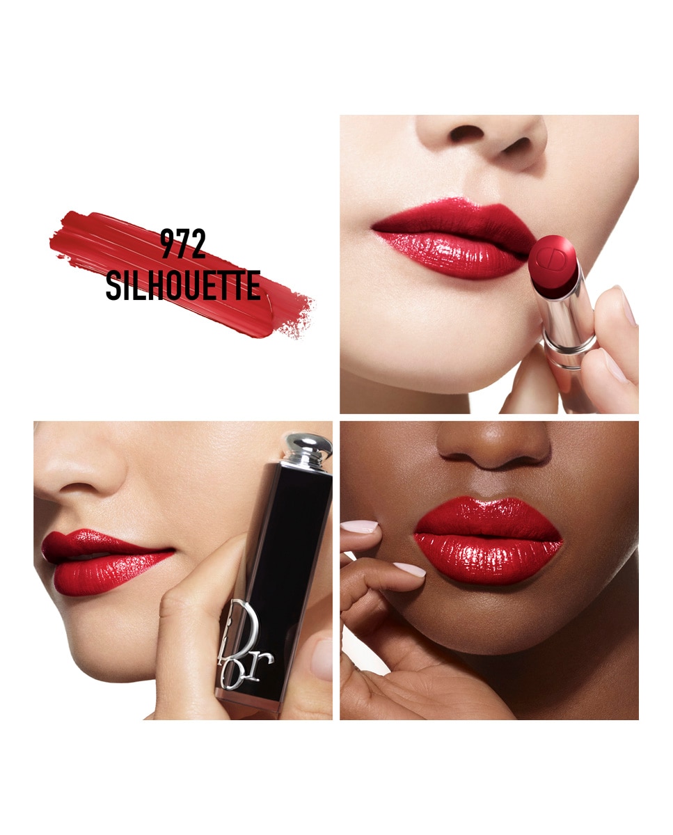 Dior Addict - barra de labios brillante - 90 % de ingredientes de origen natural - recargable - 972 Silhouette 972 Silhouette-3