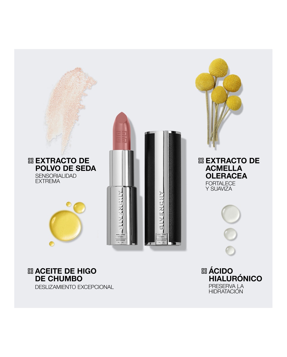Imagen 3 de Barra de labios Le Rouge Interdit Intense Silk Givenchy - N110 N116