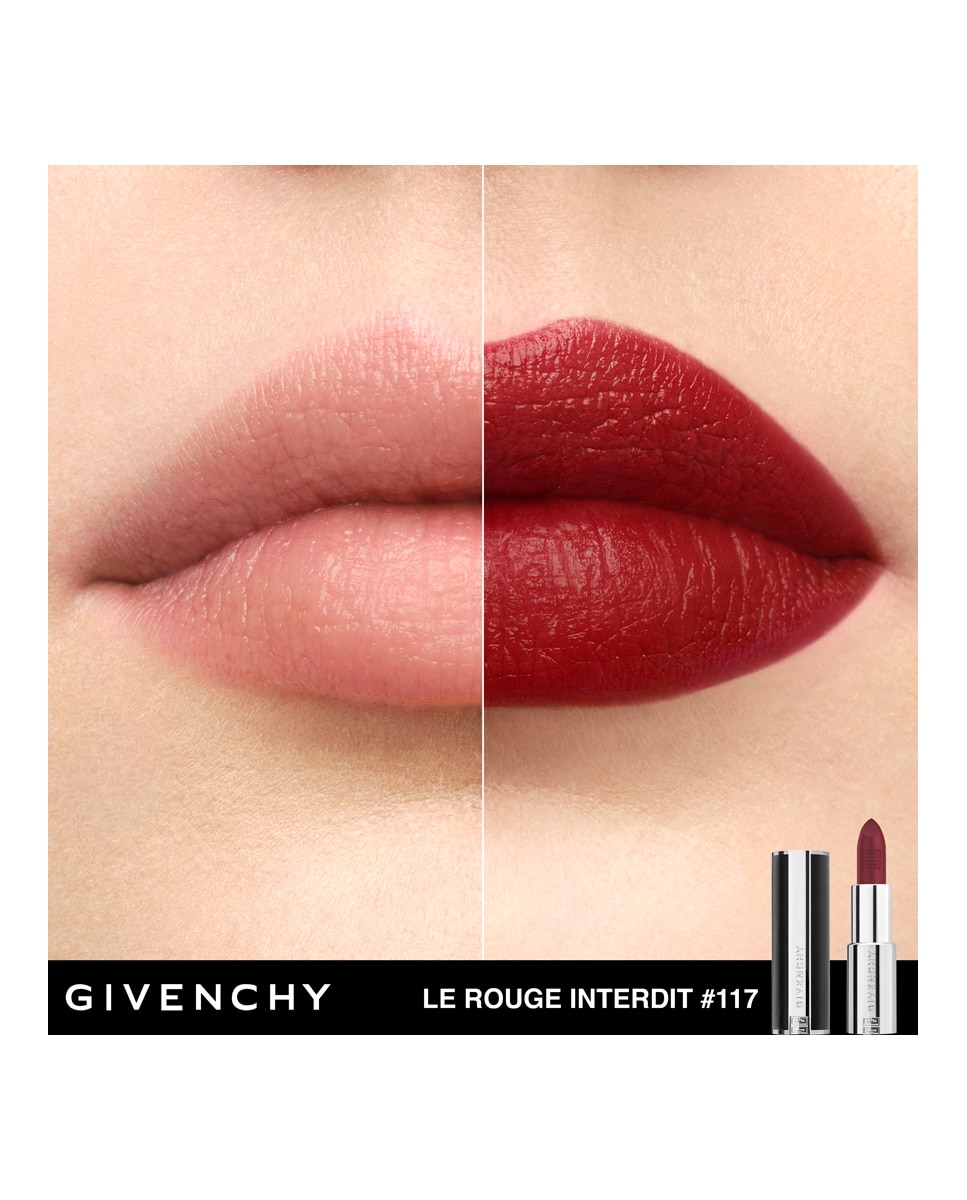 Imagen 4 de Barra de labios Le Rouge Interdit Intense Silk Givenchy - N117 N117