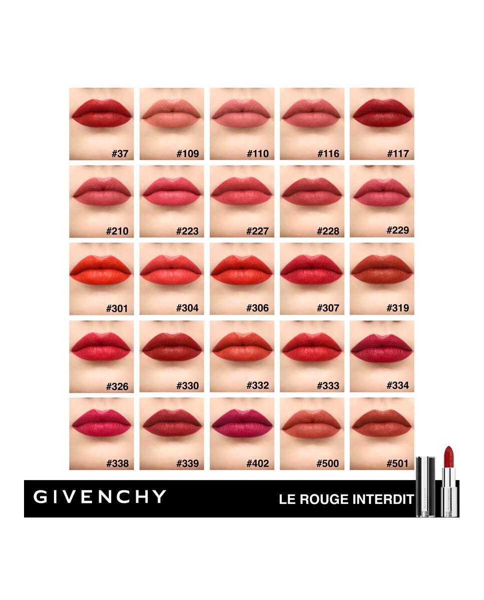 Imagen 6 de Barra de labios Le Rouge Interdit Intense Silk Givenchy - N117 N117