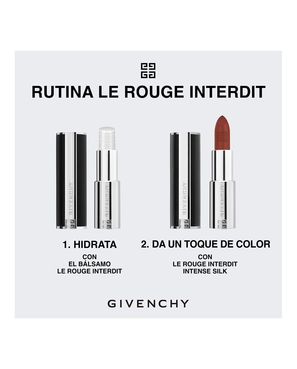 Imagen 7 de Barra de labios Le Rouge Interdit Intense Silk Givenchy - N117 N117