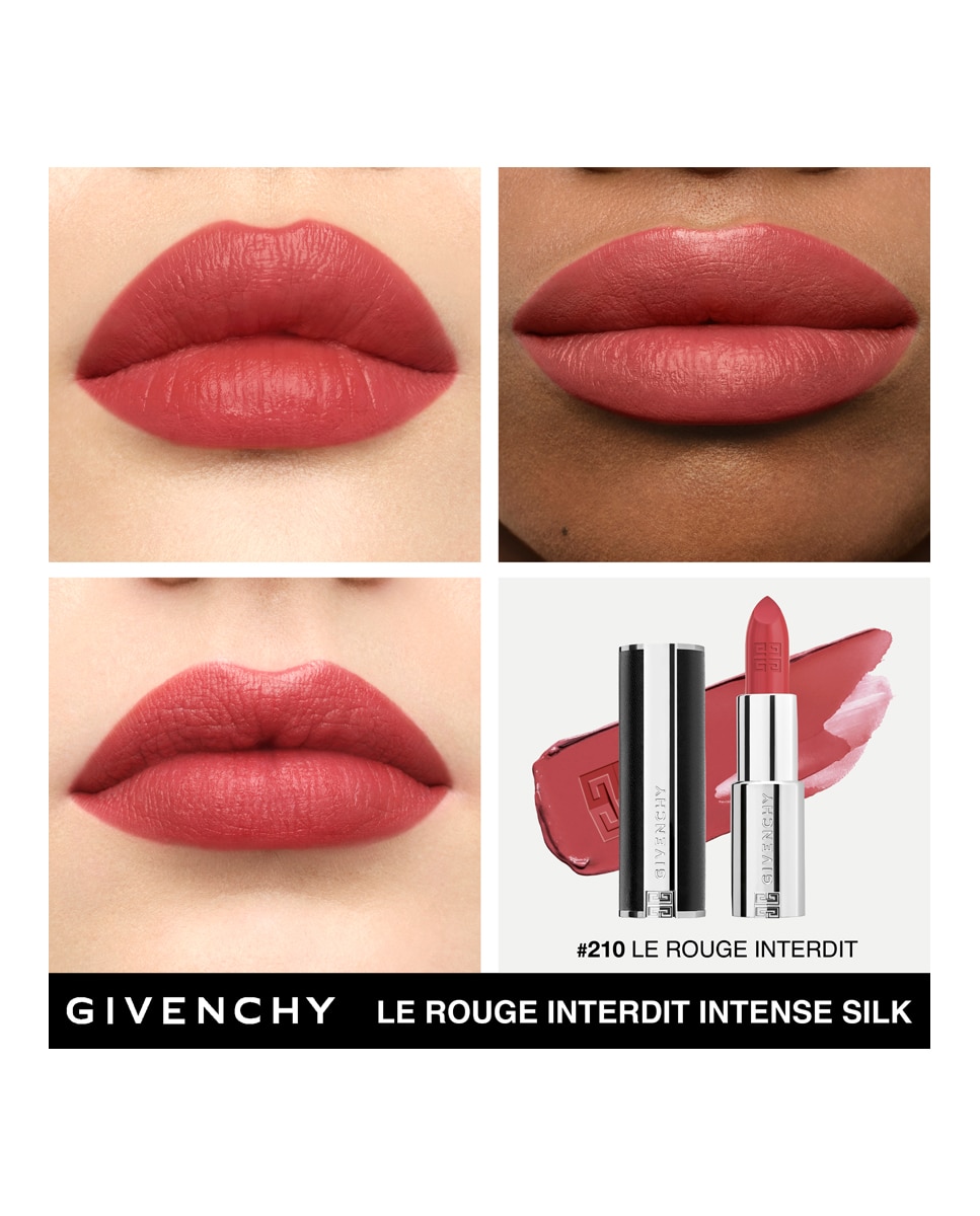 Imagen 5 de Barra de labios Le Rouge Interdit Intense Silk Givenchy - N210 N210
