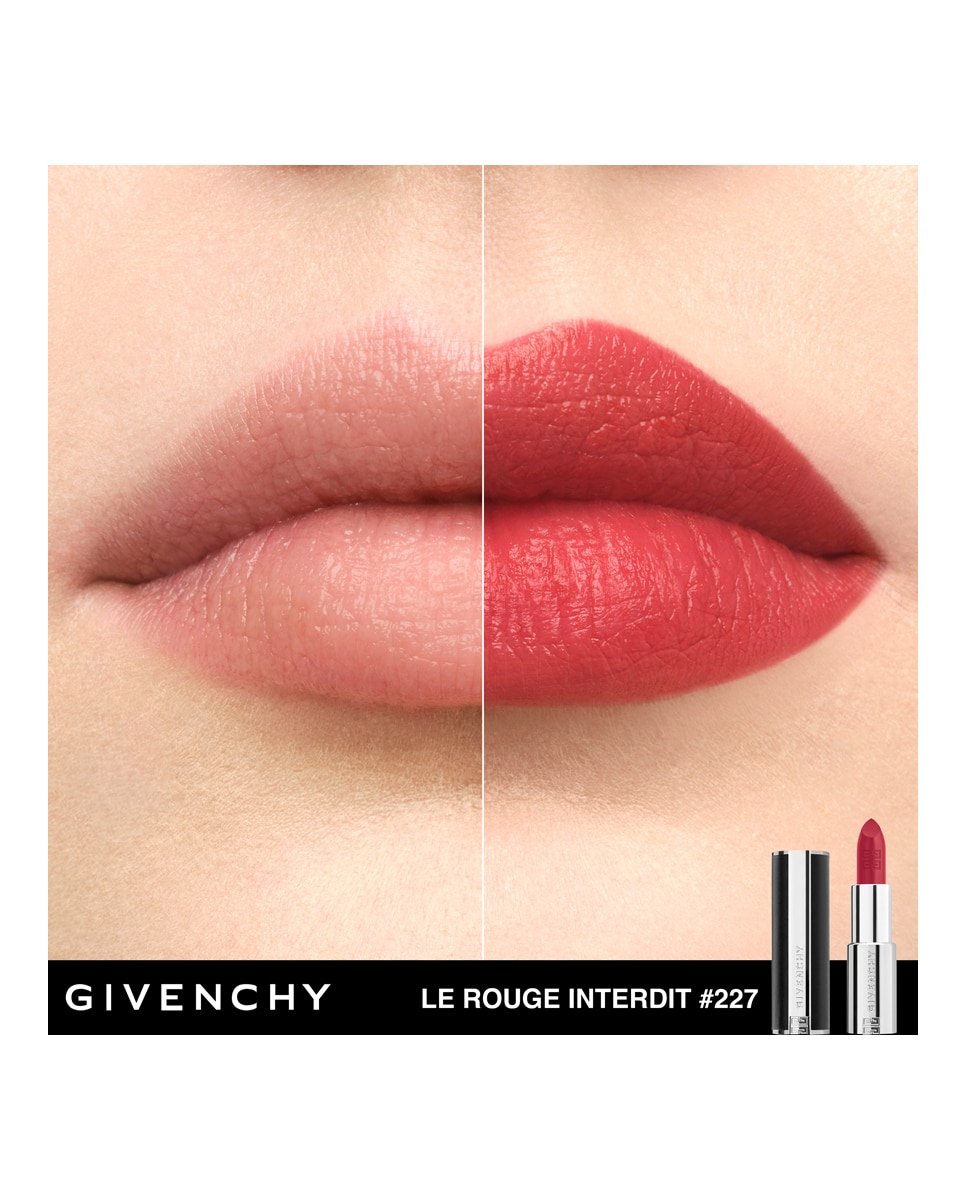 Imagen 4 de Barra de labios Le Rouge Interdit Intense Silk Givenchy - N227 N227