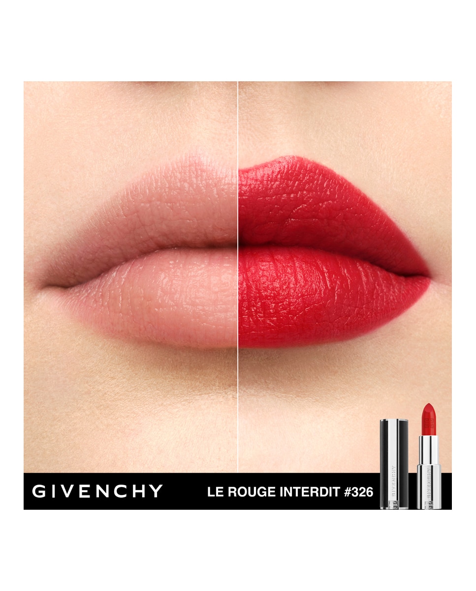 Imagen 4 de Barra de labios Le Rouge Interdit Intense Silk Givenchy - N326 N326