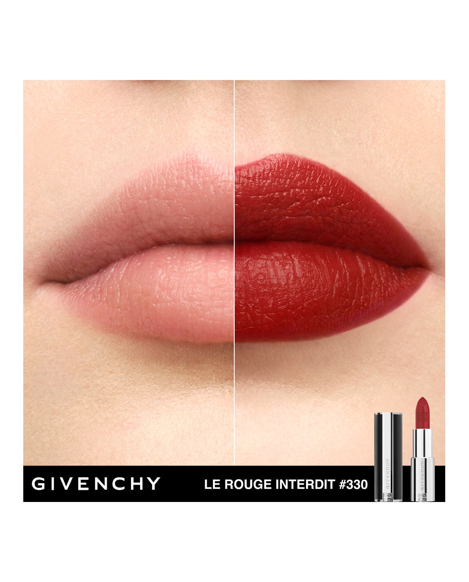 Imagen 4 de Barra de labios Le Rouge Interdit Intense Silk Givenchy - N330 N330