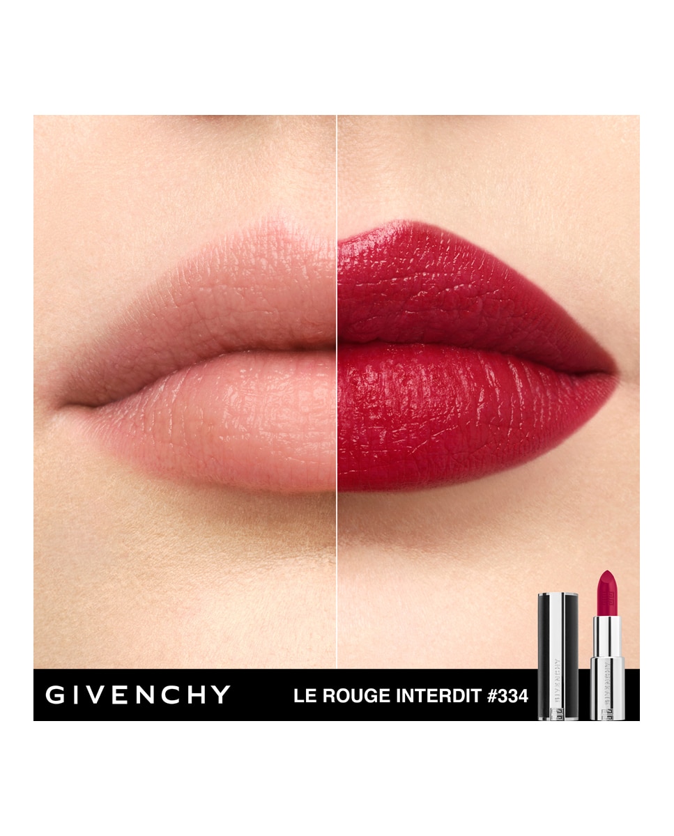 Imagen 4 de Barra de labios Le Rouge Interdit Intense Silk Givenchy - N334 N334