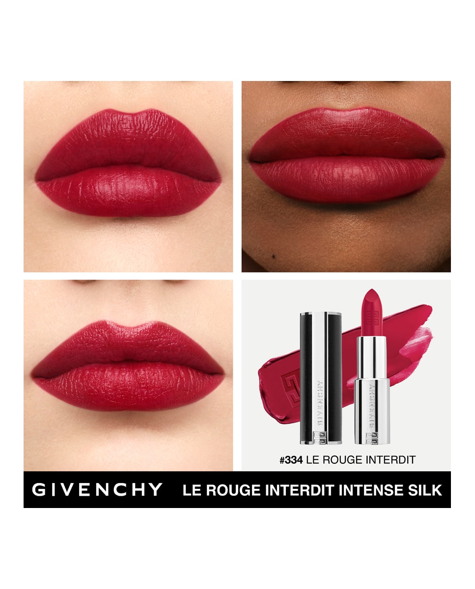 Imagen 5 de Barra de labios Le Rouge Interdit Intense Silk Givenchy - N334 N334