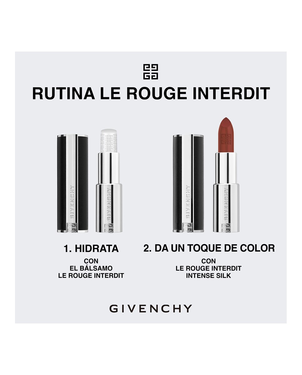 Imagen 7 de Barra de labios Le Rouge Interdit Intense Silk Givenchy - N501 N501
