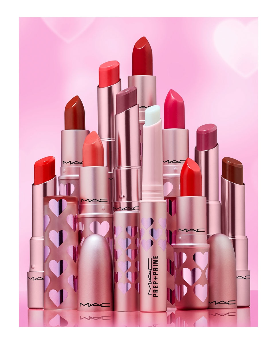 Barra de Labios Matte Lipstick San Valentin M.A.C - Chilli Relentlessly Red-3