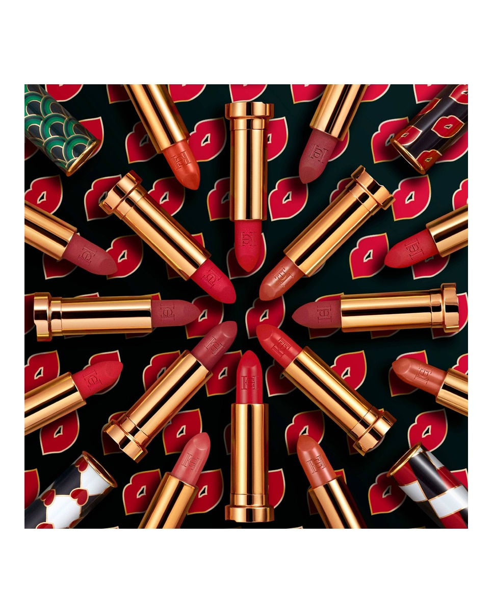 Barra de Labios Fabulous Kiss The Lipstick Efecto Satinado Carolina Herrera - 373 Pink Aura 3,5 g 373 Pink Aura-7