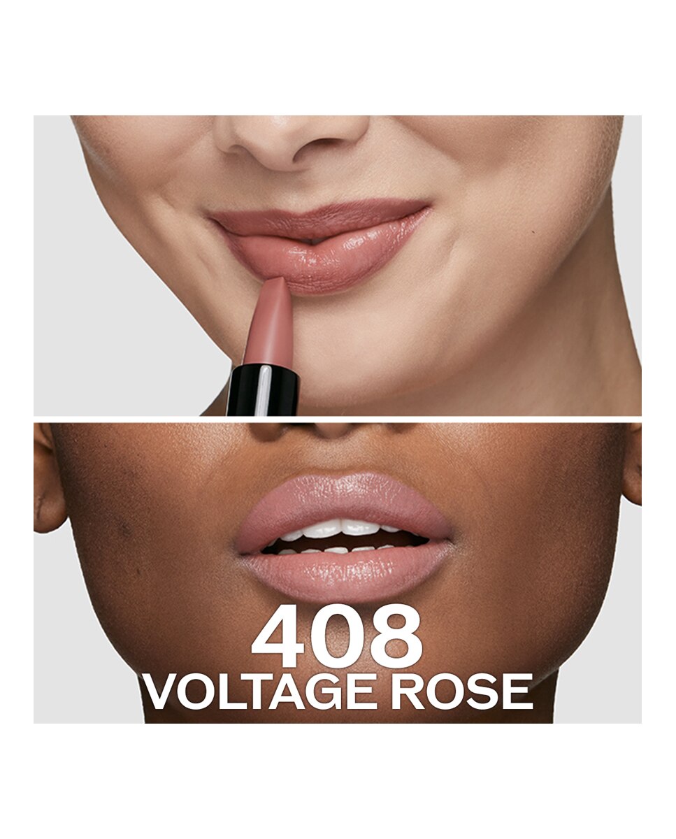 Barra De Labios Technosatin Gel Lipstick Shiseido - 408 Voltage Rose 408 Voltage Rose-3