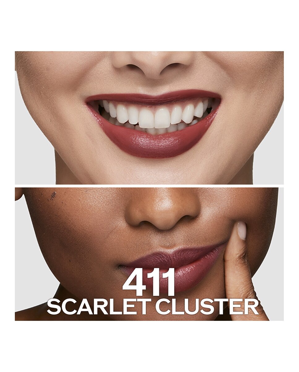 Barra De Labios Technosatin Gel Lipstick Shiseido - 411 Scarlet Cluster 411 Scarlet Cluster-3