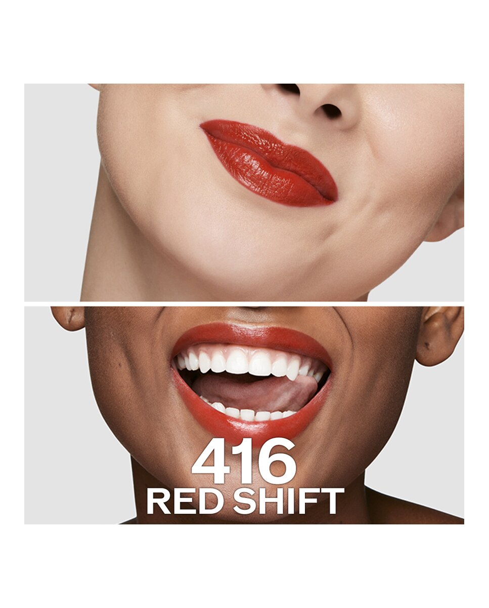 Barra De Labios Technosatin Gel Lipstick Shiseido - 416 Red Shift 416 Red Shift-3
