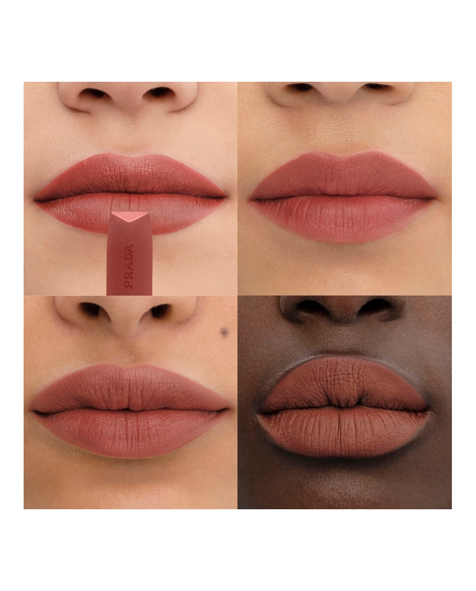 Recarga Barra de Labios Ligera Larga Duración Monochrome Hyper Matte Prada Beauty B02 QUARTZ-4