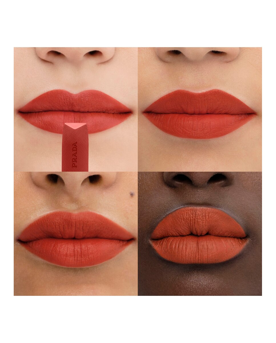 Barra de Labios Ligera Larga Duración Monochrome Hyper Matte Prada Beauty - O76 - Amber O76 - Amber-4