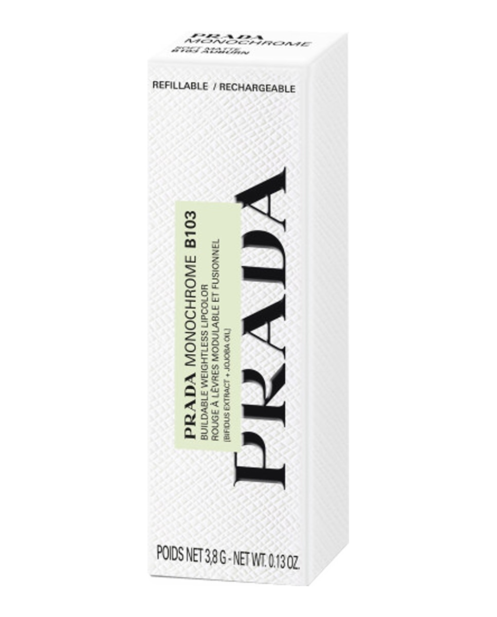 Barra de Labios Ligera y Modulable Monochrome Soft Matte Prada Beauty - B105 Tonka B103	Auburn-5