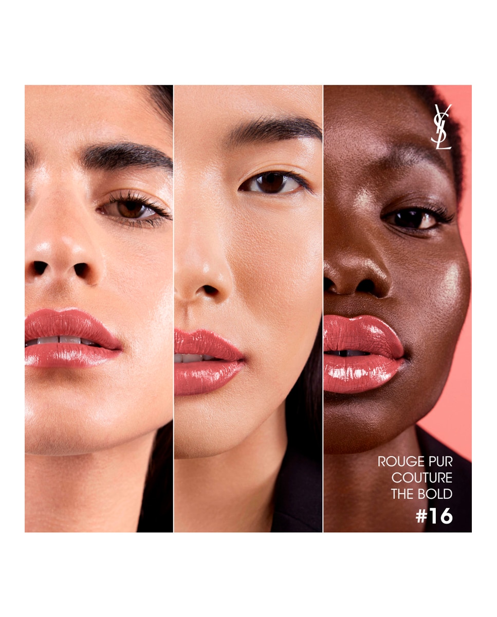 Barra de labios acabado brillante Rouge Pur Couture The Bold Nude Labial Yves Saint Laurent - Rosewood Encounter Rosewood Encounter-3