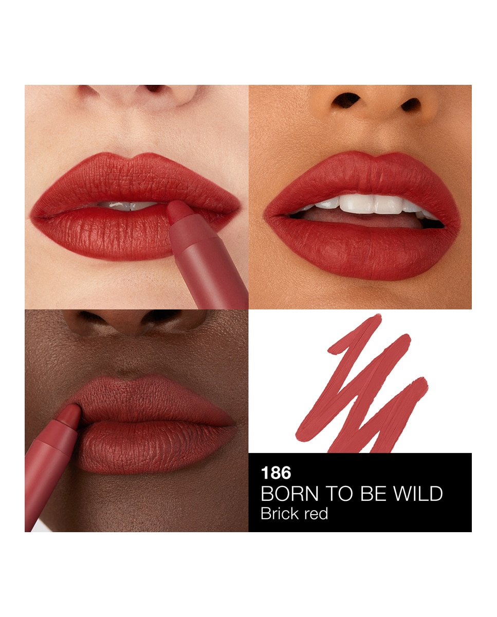 Lápiz Barra de labios Powermatte High Intensity Lip Pencil Nars BORN TO BE WILD - 186 BORN TO BE WILD - 186-4