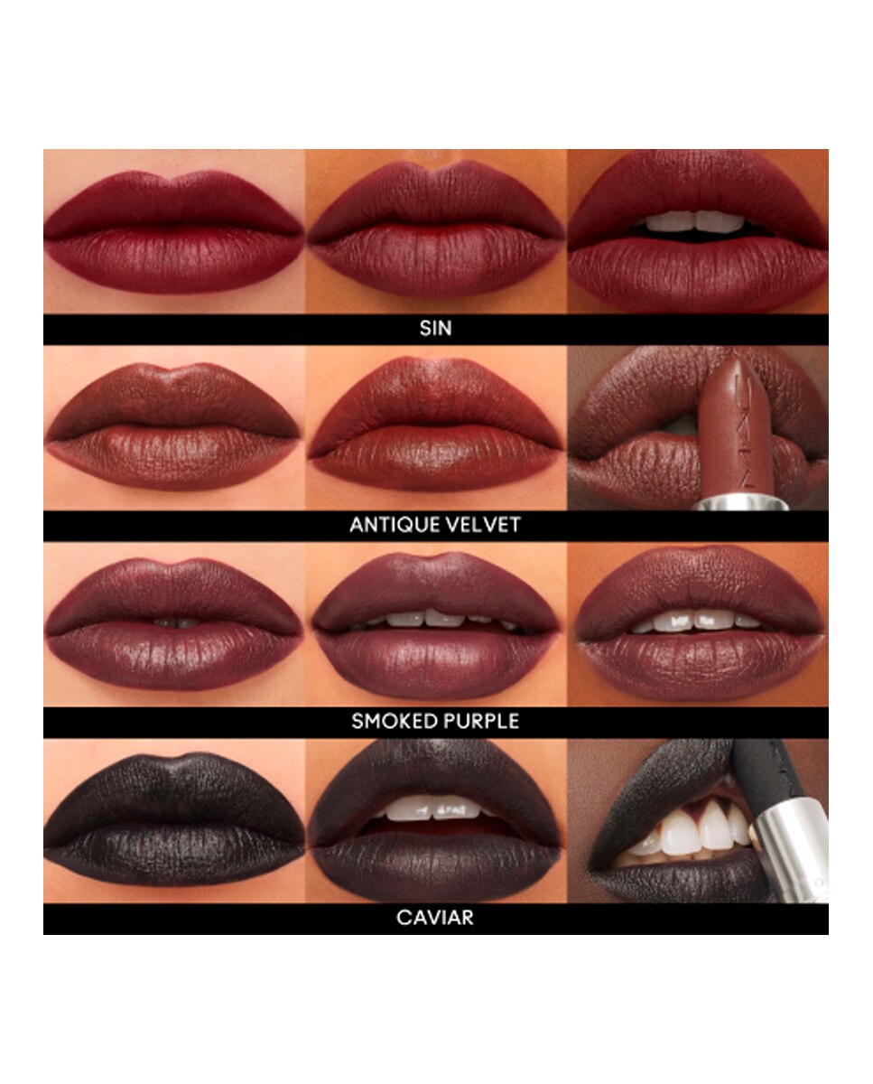 Barra de labios Macximal Silky Matte Lipstick M.A.C - SMOKED PURPLE SMOKED PURPLE-8