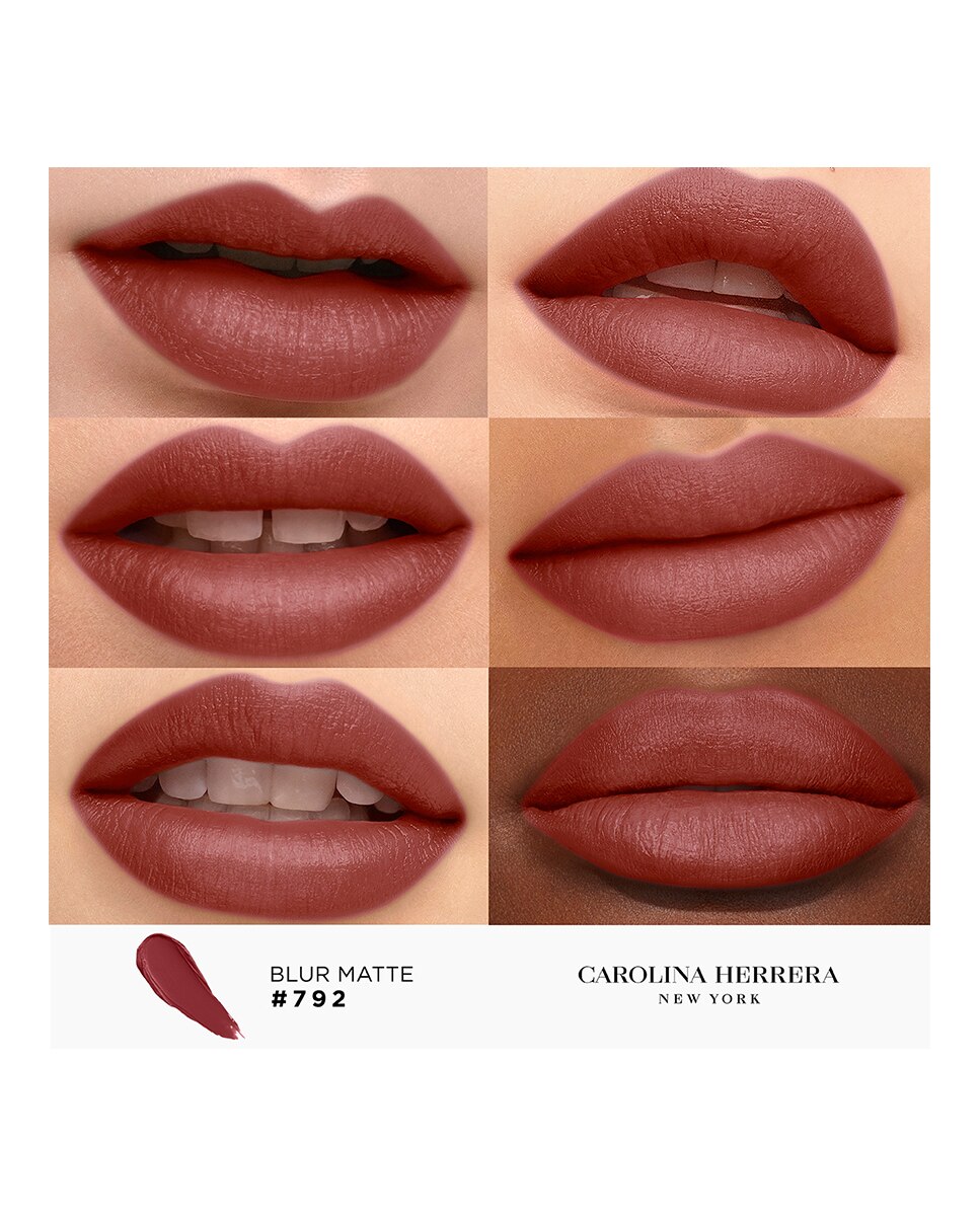 Barra de Labios Fabulous Kiss efecto mate ligero Carolina Herrera - 792 Uptown Queen 792 Uptown Queen-4