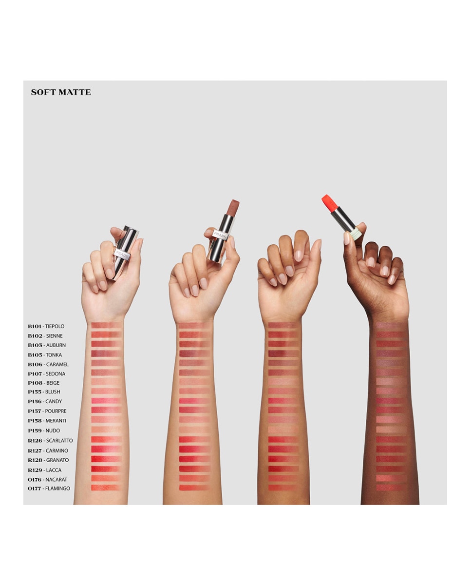 Recarga Barra de Labios Ligera y Modulable Monochrome Soft Matte Prada Beauty - NUDES P158 NUDES P158-4