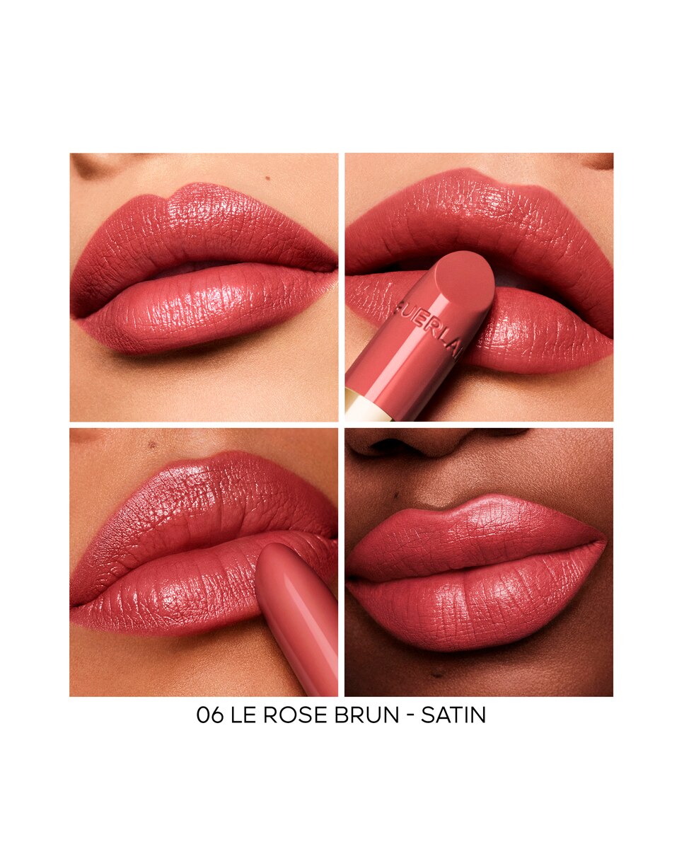 Rouge G Recarga Barra de labios de tratamiento personalizable Guerlain - 06 LE ROSE BRUN - SATIN 06 LE ROSE BRUN - SATIN-4