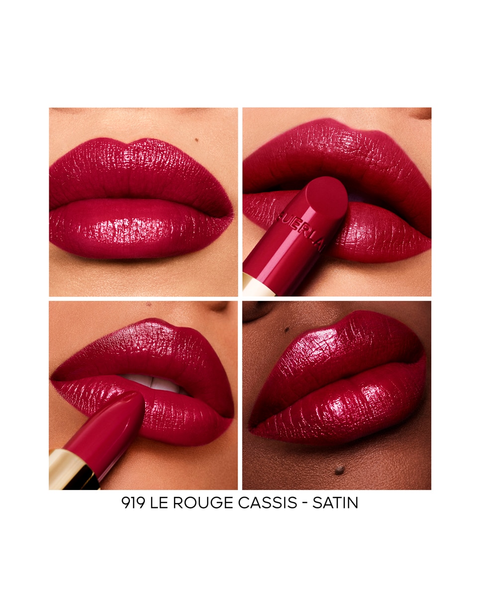 Rouge G Recarga Barra de labios de tratamiento personalizable Guerlain - 919 LE ROUGE CASSIS - SATIN 919 LE ROUGE CASSIS - SATIN-4