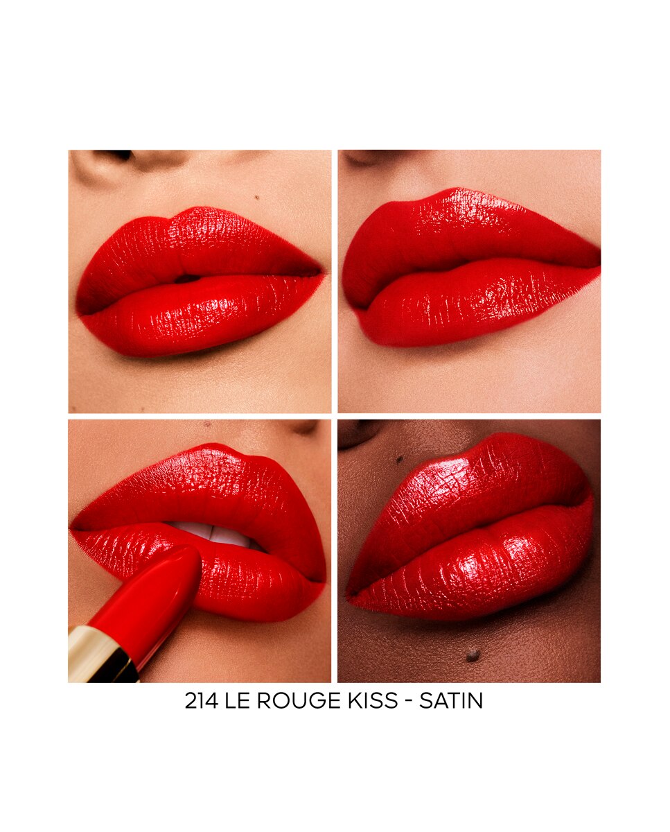 Rouge G Recarga Barra de labios de tratamiento personalizable Guerlain - 214 LE ROUGE KISS - SATIN 214 LE ROUGE KISS - SATIN-4