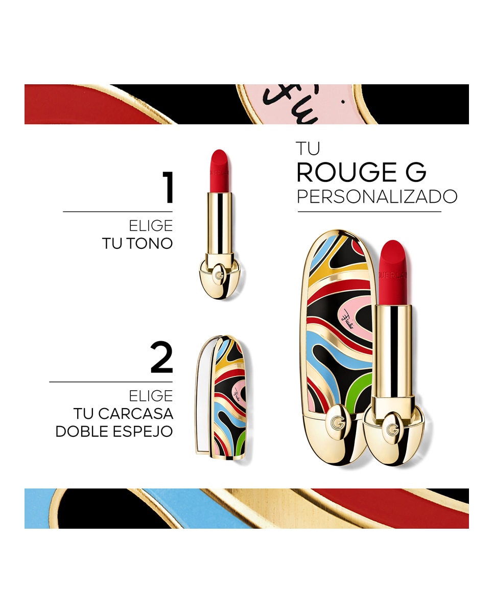 Imagen 3 de Rouge G Recarga Barra de labios de tratamiento personalizable Guerlain - 510 LE ROUGE VIBRANT - VELVET 510 LE ROUGE VIBRANT - VELVET