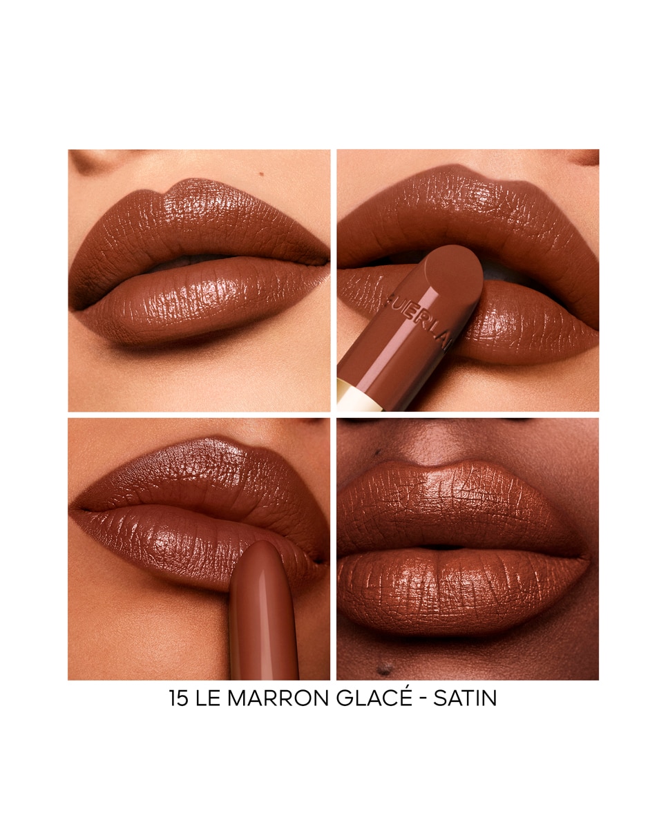 Rouge G Recarga Barra de labios de tratamiento personalizable Guerlain - 15 LE MARRON GLACÉ - SATIN 15 LE MARRON GLACÉ - SATIN-6