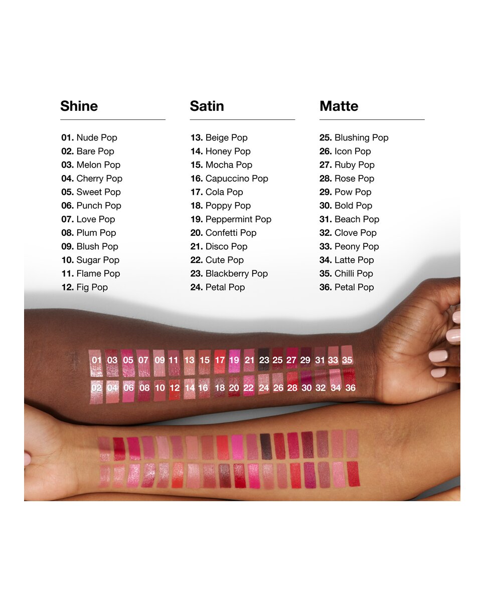 Barra de labios de larga duración Pop longwear shine Clinique - BARE POP 3.9 gr BARE POP-4