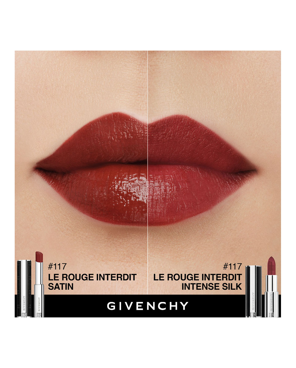 Barra de labios Le Rouge Interdit Satin Givenchy - N117 - NUDE ÉRABLE 2,7 gr N117 - NUDE ÉRABLE-6