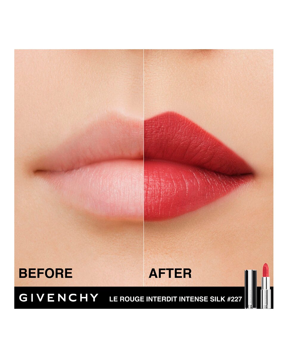 Barra de labios Le Rouge Interdit Satin Givenchy - N227 - ROSE INFUSÉ 2,7 gr N227 - ROSE INFUSÉ-5