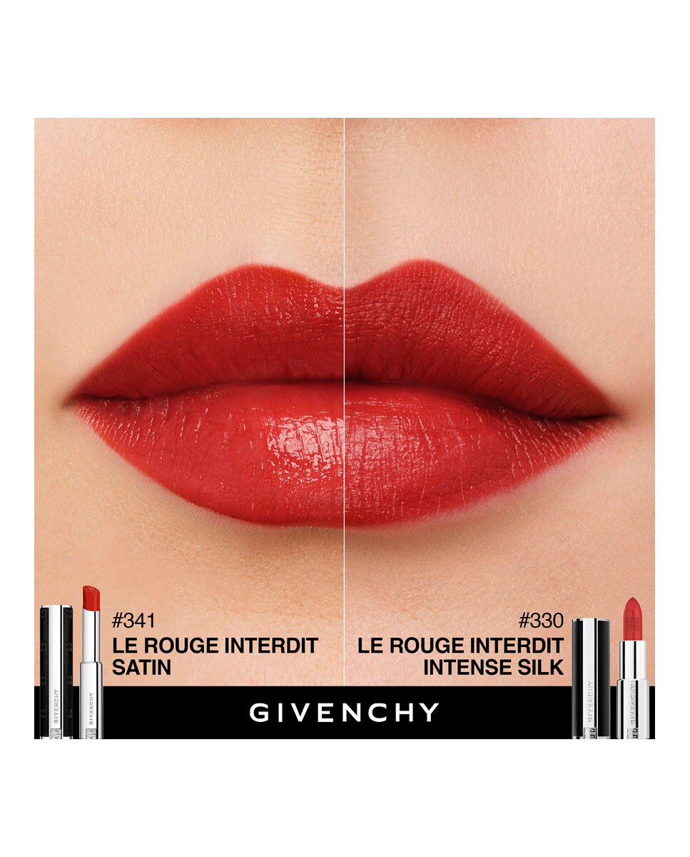 Barra de labios Le Rouge Interdit Satin Givenchy - N341 - ROUGE SIENNE 2,7 gr N341 - ROUGE SIENNE-6