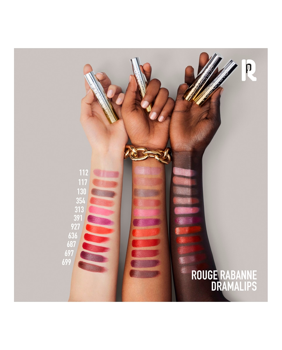 Barra de Labios Dramalips Glassy Rabanne - 117. Hang Up 3 g 117. Hang Up-5