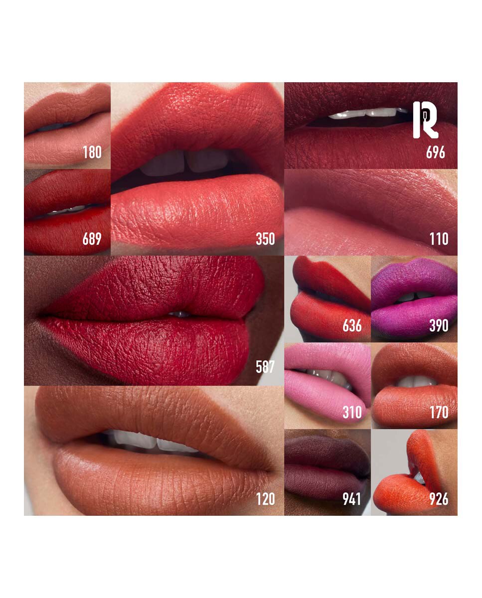 Barra de Labios Mate Famous Lipcolor Rabanne - 926. Orange Mécanique 3 g 926. Orange Mécanique-2