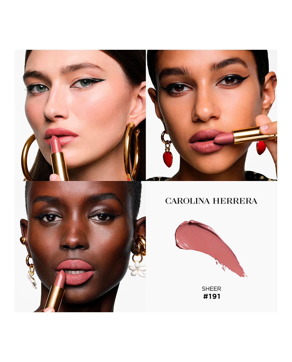 Barra de Labios Fabulous Kiss The Lipstick Efecto Luminoso Carolina Herrera - 191 Manhattan Craze 191 Manhattan Craze-4