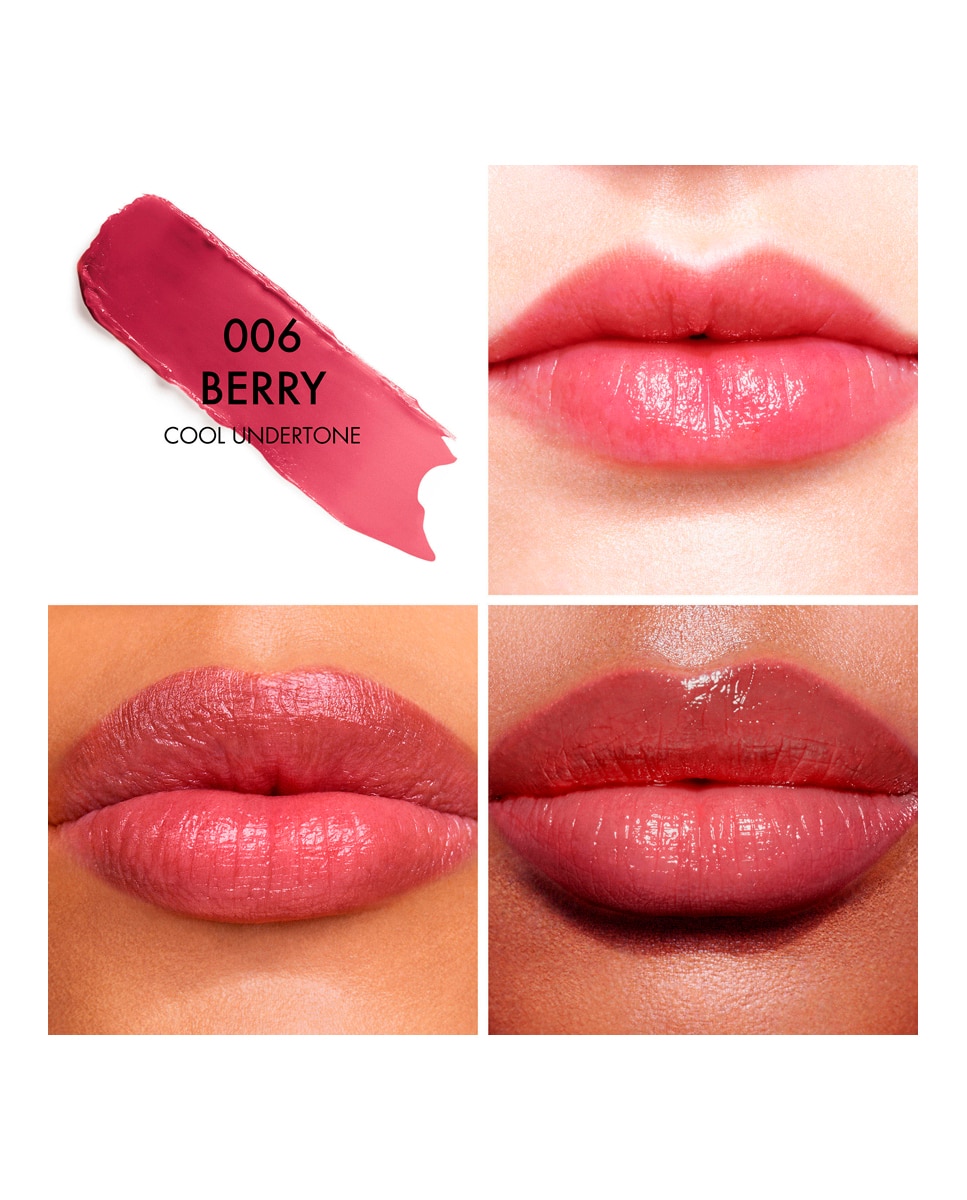 Dior Addict Lip Glow Bálsamo labial hidratante 48 h - color activado por el pH - 006 Berry subtono frío 006 Berry subtono frío-2